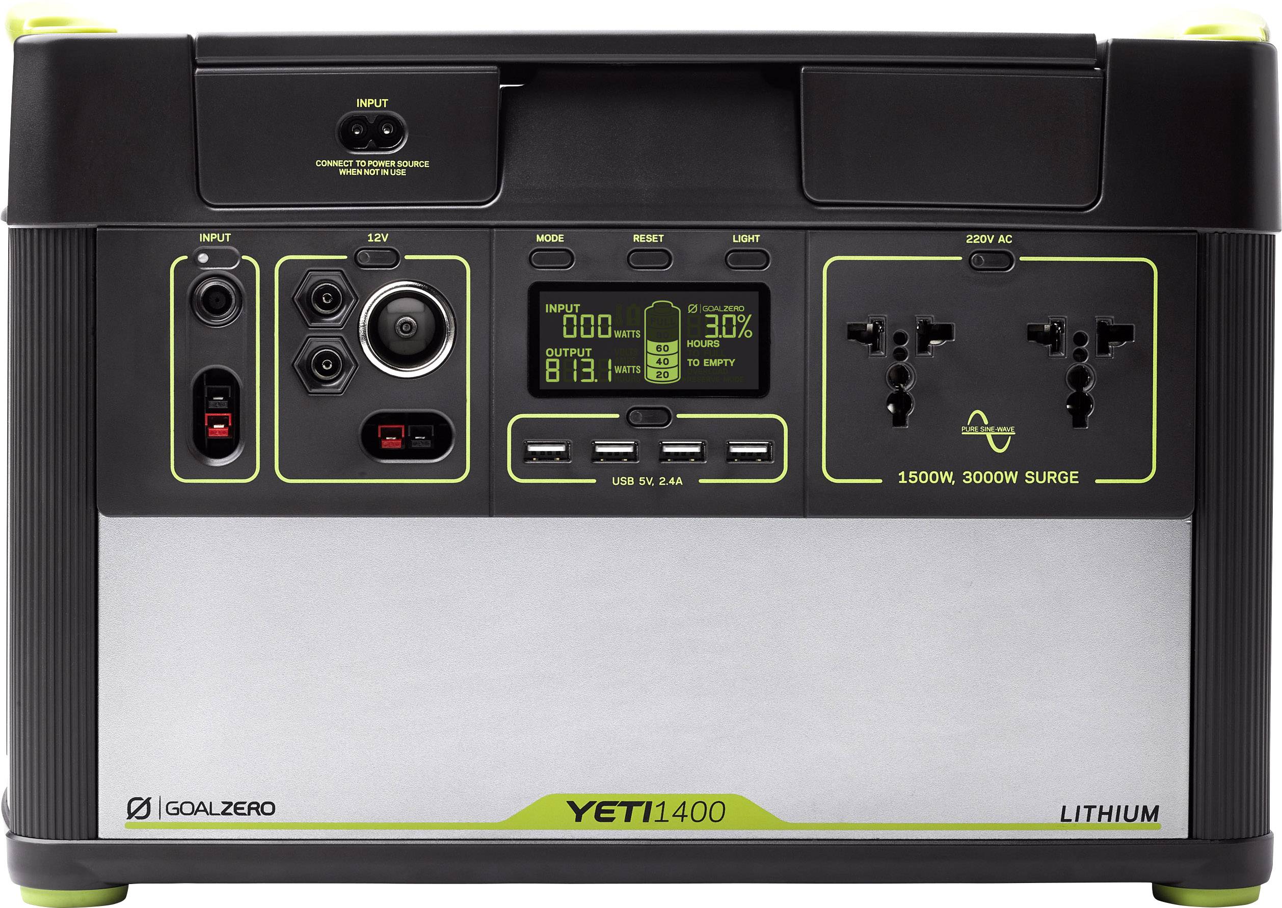 Goal Zero Yeti 1400 Powerstation Li-Ion 132000 mAh 38003