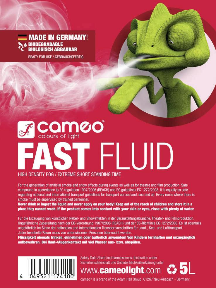 Cameo Fast Fluid Nebelfluid 5 l