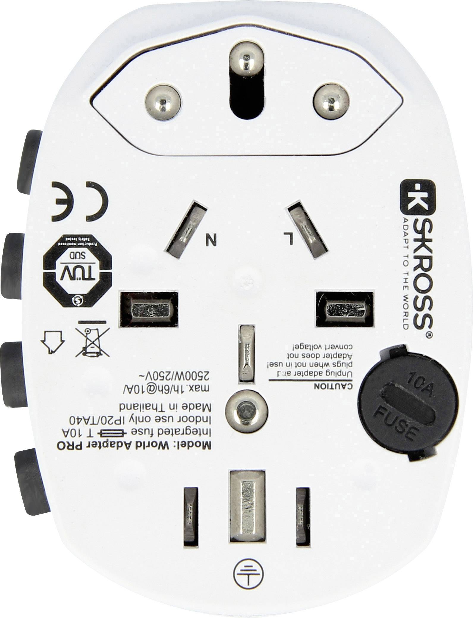 Skross 1103175 Reiseadapter PRO World