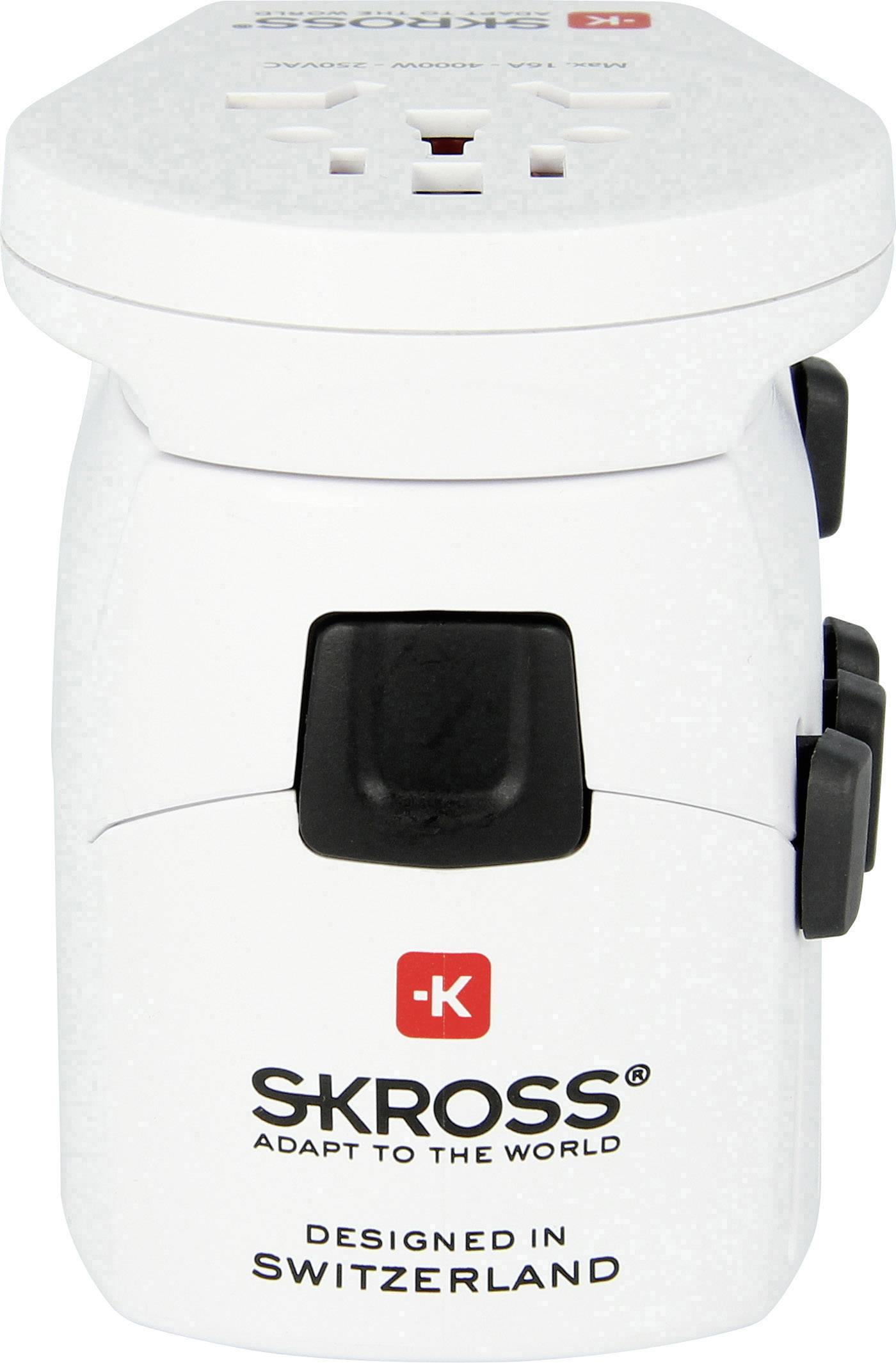 Skross 1302535 Reiseadapter PRO World & USB