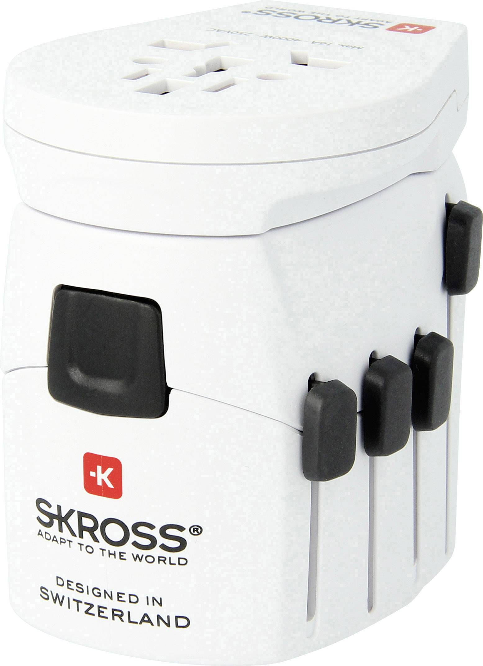 Skross 1302535 Reiseadapter PRO World & USB