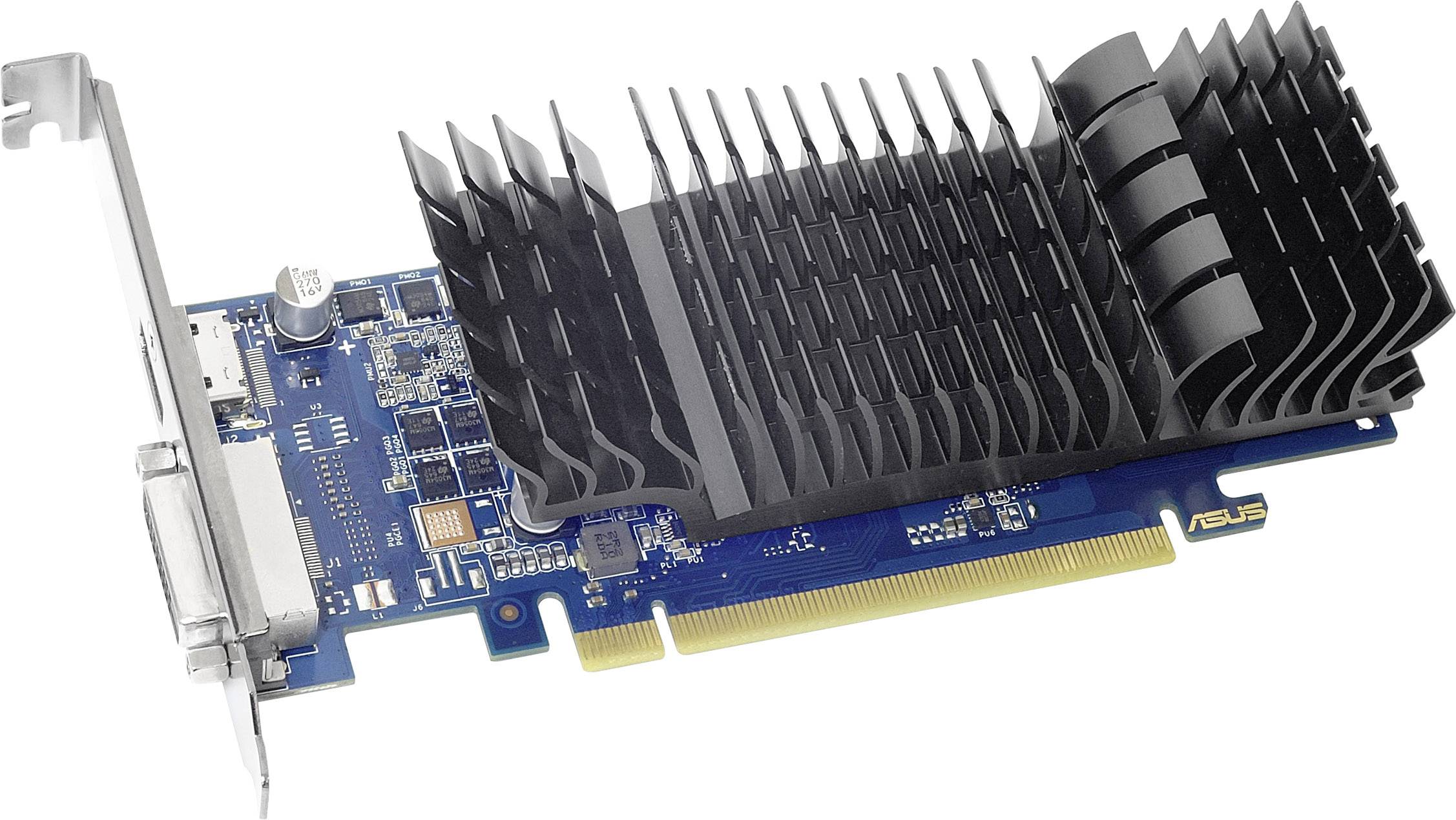 Asus Grafikkarte Nvidia GeForce GT1030 2 GB GDDR5-RAM PCIe HDMI®, DVI Passiv gekühlt