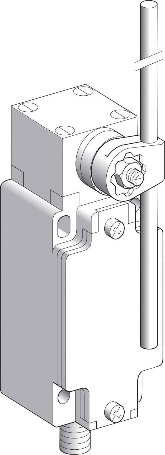 Yageo XCKJ Pos.sch. PolyamidstabØ 6 mm, 1Ö+1S, Sprungf., M12 XCKJ10559D