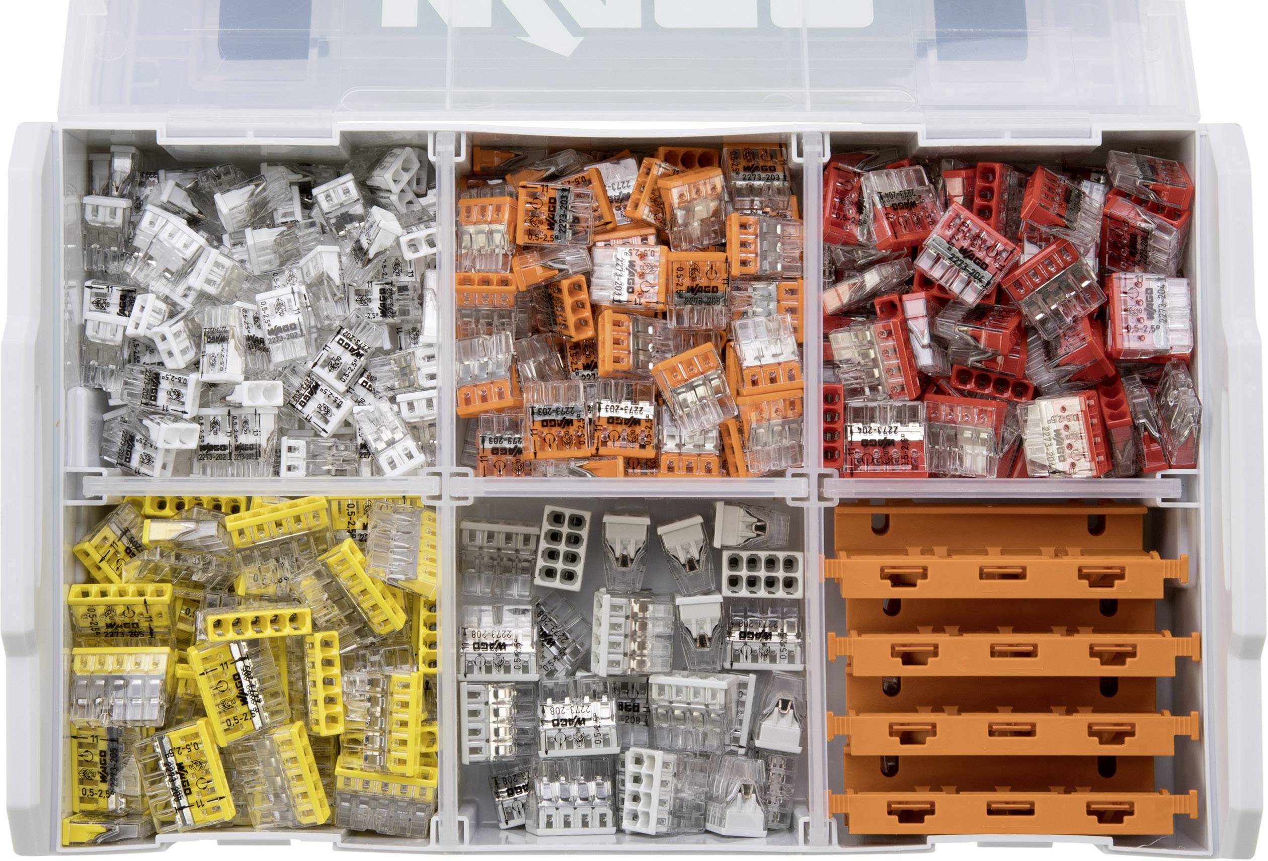 WAGO 887-953 Verbindungsklemmen-Sortiment flexibel: - starr: 0.50-2.50mm² 1 Set