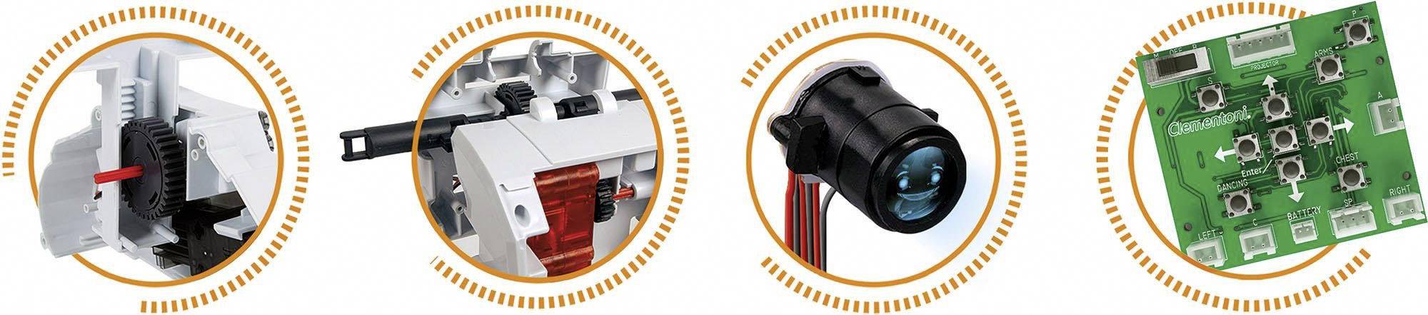 Clementoni Roboter Bausatz Galileo Evolution Roboter Bausatz, Spiel-Roboter 38115456