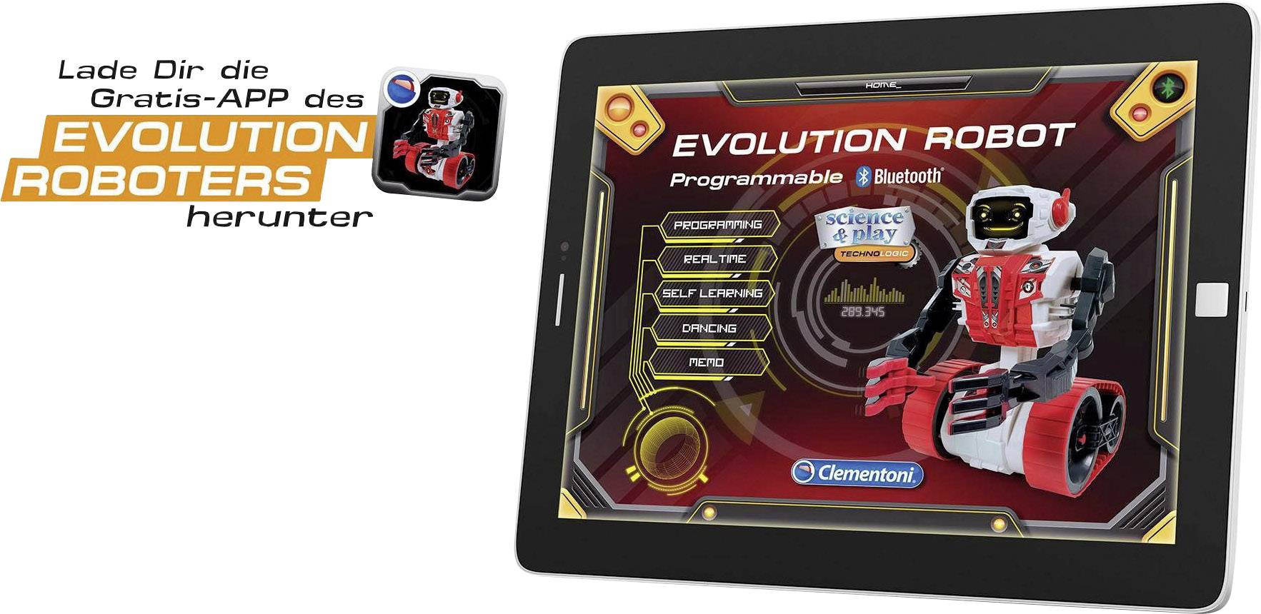 Clementoni Roboter Bausatz Galileo Evolution Roboter Bausatz, Spiel-Roboter 38115456