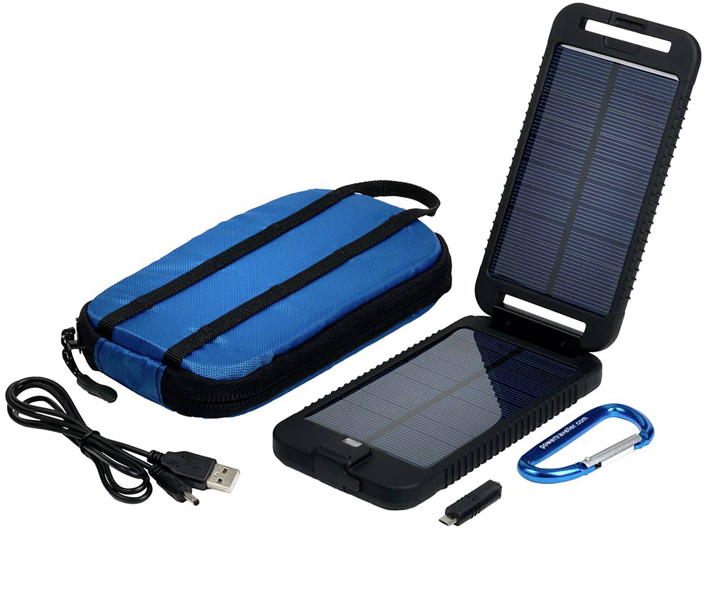 Power Traveller Adventurer PTL-SLA001 Solar-Ladegerät Ladestrom Solarzelle 600 mA 3 W 3500 mAh