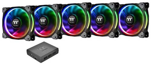 Thermaltake RIING PLUS 12 LED RGB PC-Gehäuse-Lüfter RGB (B x H x T) 120 x 120 x 25mm