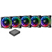 Thermaltake RIING PLUS 14 LED RGB PC-Gehäuse-Lüfter RGB (B x H x T) 140 x 140 x 25mm inkl. LED-Beleuchtung