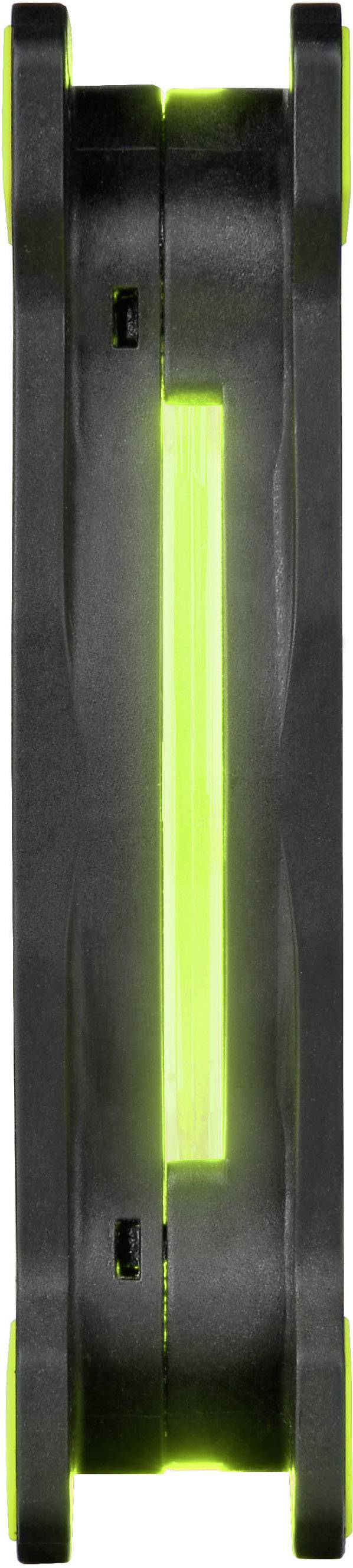 Thermaltake RIING LED PC-Gehäuse-Lüfter Grün (B x H x T) 120 x 120 x 25 mm inkl. LED-Beleuchtung