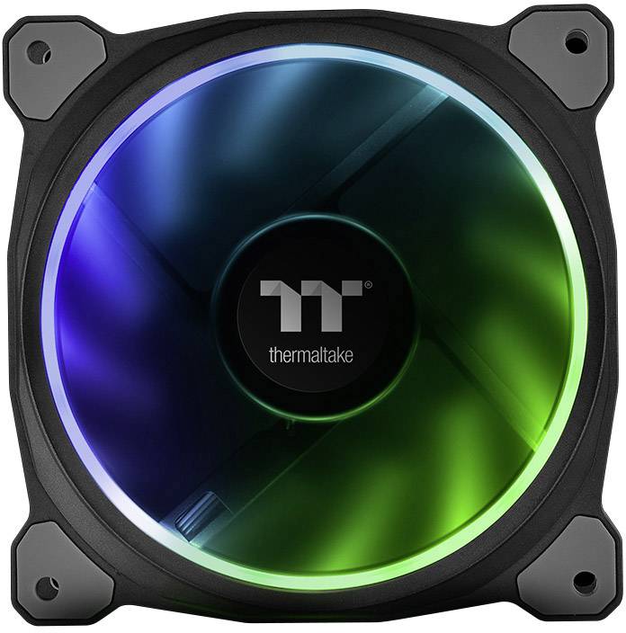 Thermaltake RIING PLUS 14 LED RGB PC-Gehäuse-Lüfter RGB (B x H x T) 140 x 140 x 25 mm inkl. LED-Bel