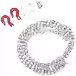 Absima 1:10 Stahlkette mit Schwerlasthaken Silber-Rot Absima 1:10 Stahlkette mit Schwerlasthaken Silber-Rot