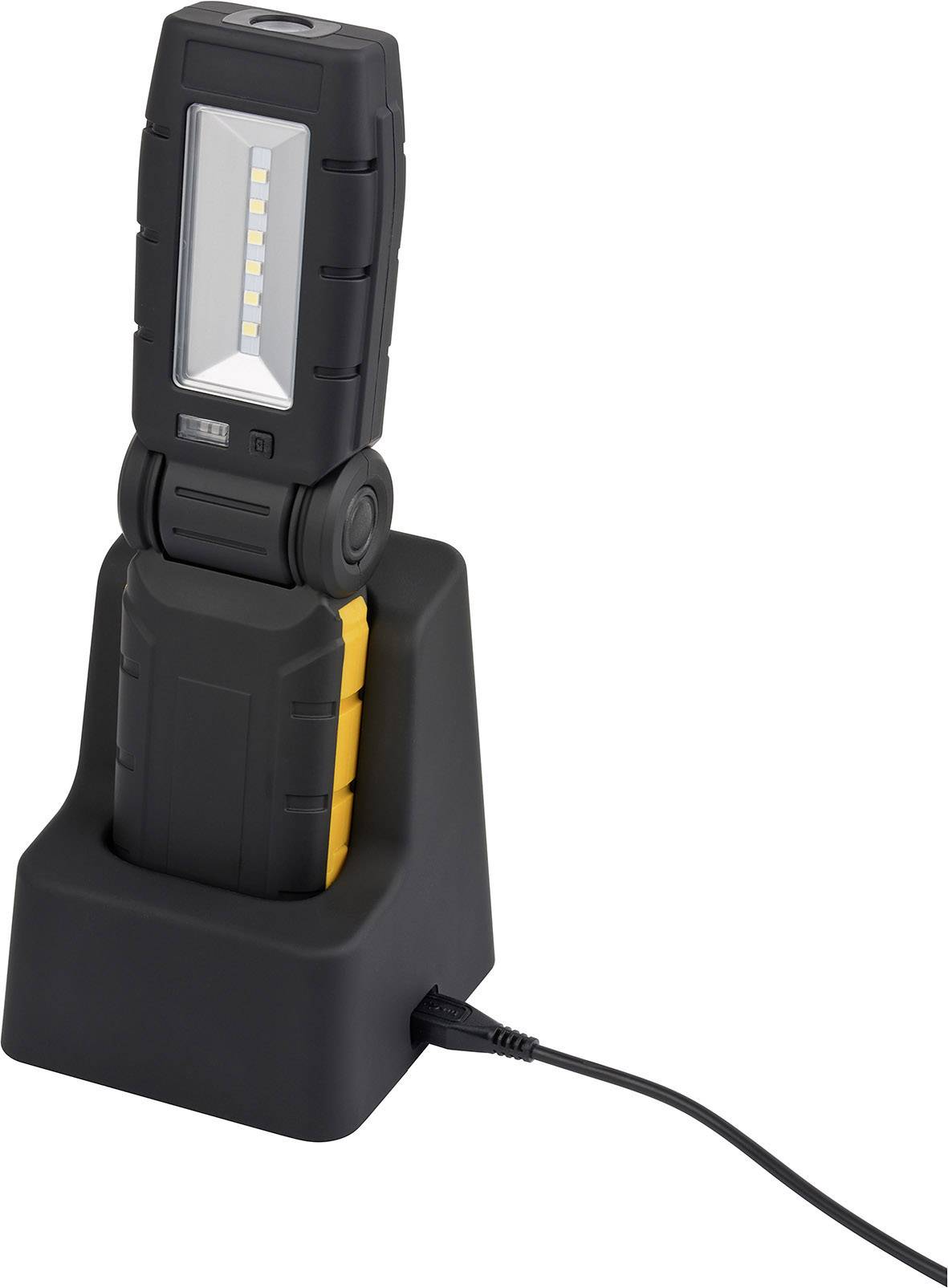 Brennenstuhl HL DA61 LED Arbeitsleuchte mit Magnethalterung, mit USB-Schnittstelle, verstellbar akkubetrieben 280 lm 8 h 360 g