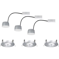 Paulmann 93968 Coin LED-Bad-Einbauleuchte 3er Set 21W Warmweiß Aluminium Paulmann 93968 Coin LED-Bad-Einbauleuchte 3er Set 21W Warmweiß Aluminium