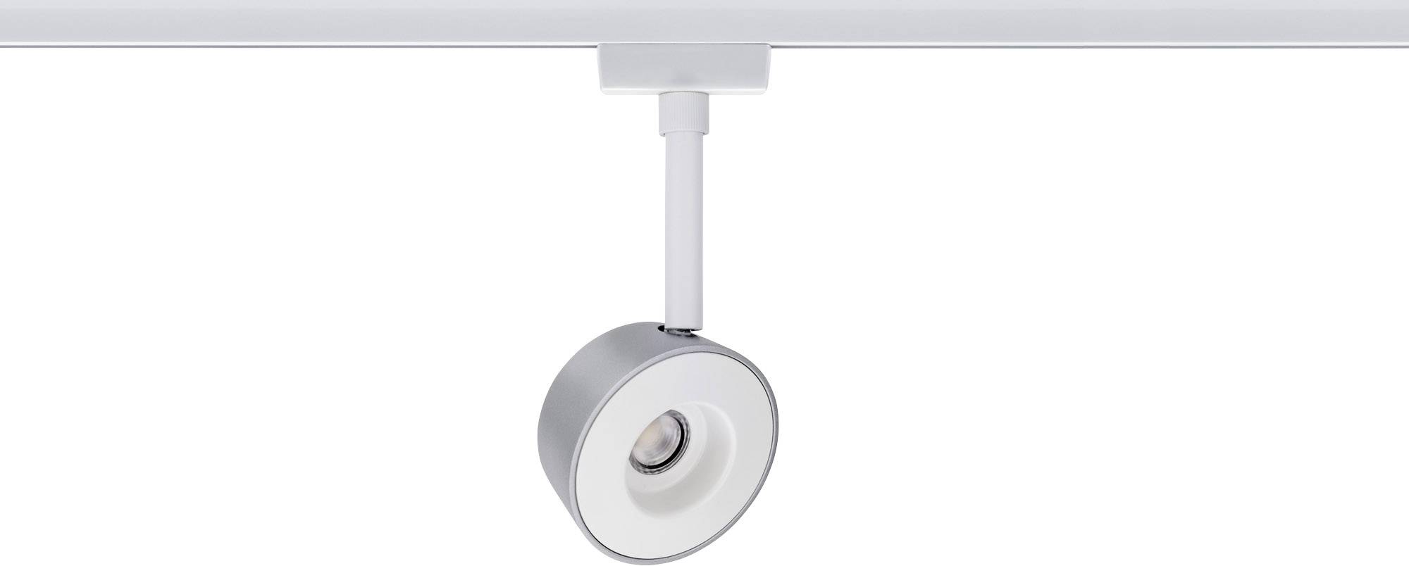 Paulmann Pellet Hochvolt-Schienensystem-Leuchte URail LED fest eingebaut 4W LED Weiß, Chrom (matt)