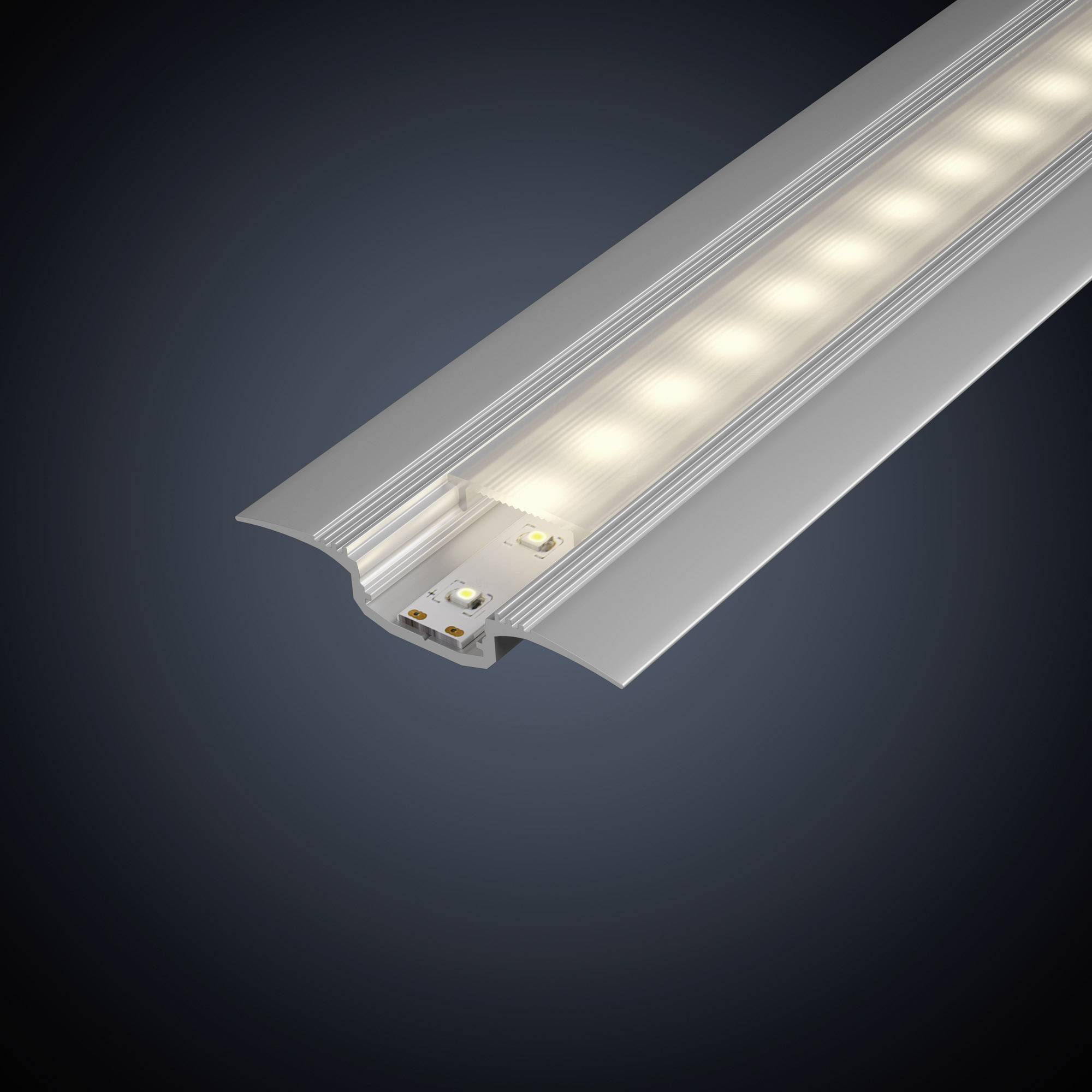 Paulmann 70855 Step Profil Aluminium, Kunststoff (L x B) 100 cm x 6 cm 1 St.