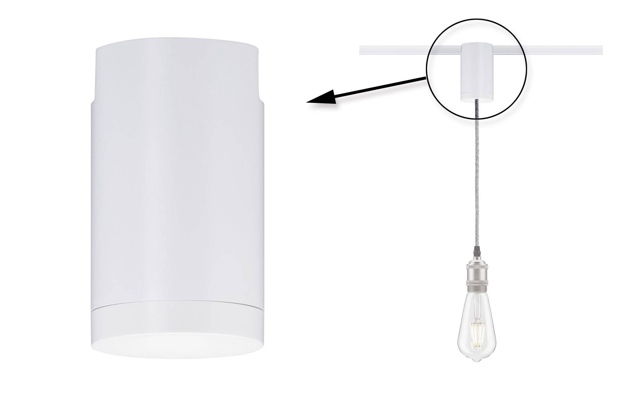 Paulmann 95495 Hochvolt-Schienensystem-Komponente Pendelabhängung Weiß