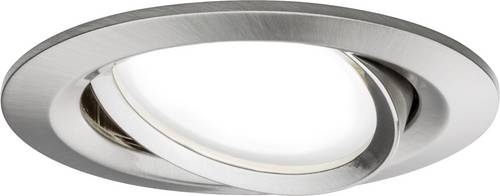 Paulmann Coin TuneWhite 93939 LED-Einbauleuchte 3er Set 16.5W Warm-Weiß Eisen (gebürstet)