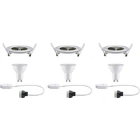 Paulmann Nova Bad-Einbauleuchte 3er Set LED  GU10 16.5 W IP44 Eisen (gebürstet) Paulmann Nova Bad-Einbauleuchte 3er Set LED  GU10 16.5 W IP44 Eisen (gebürstet)