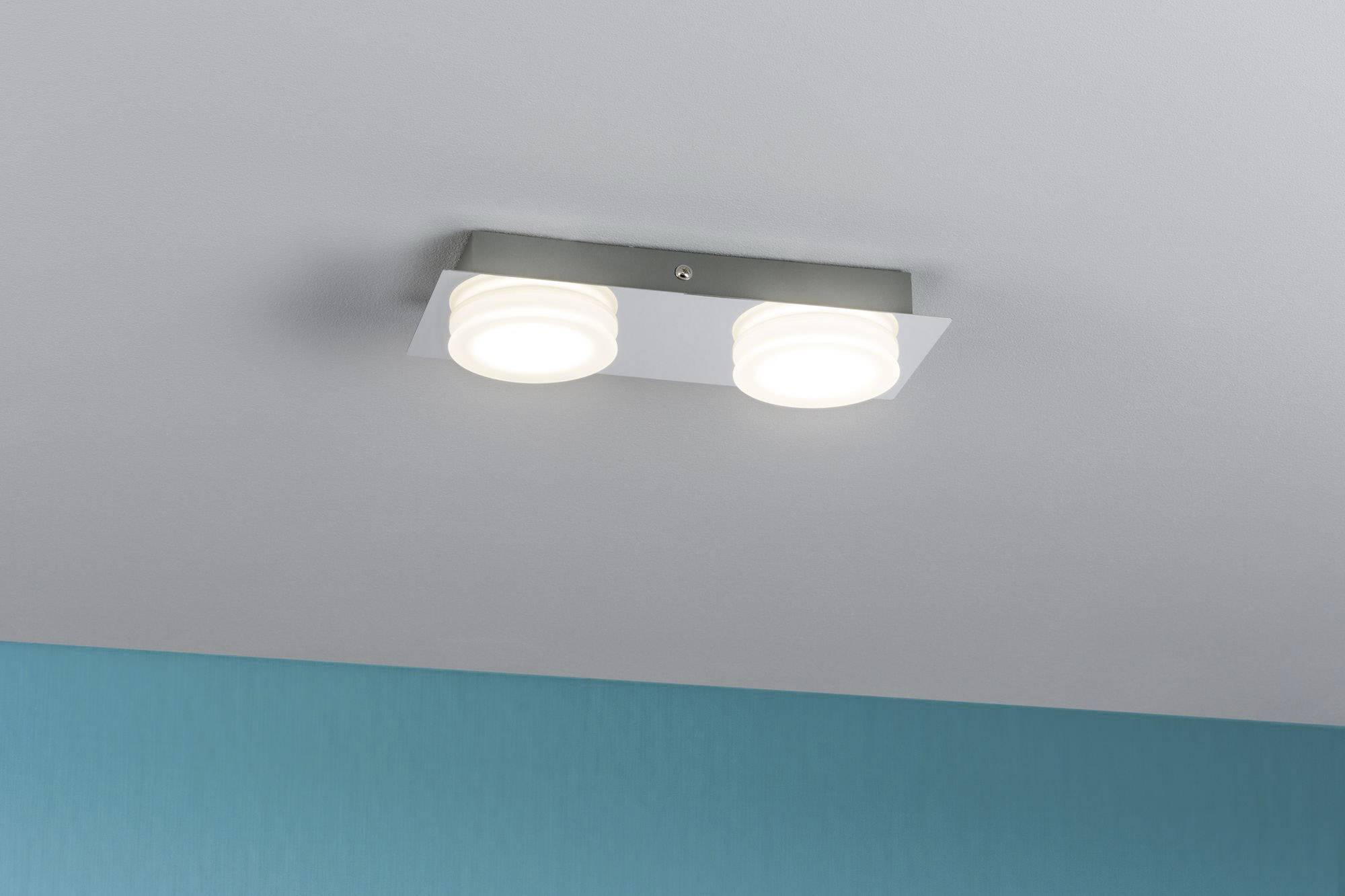 Paulmann Doradus 70883 LED-Bad-Deckenleuchte 10 W Warmweiß Chrom