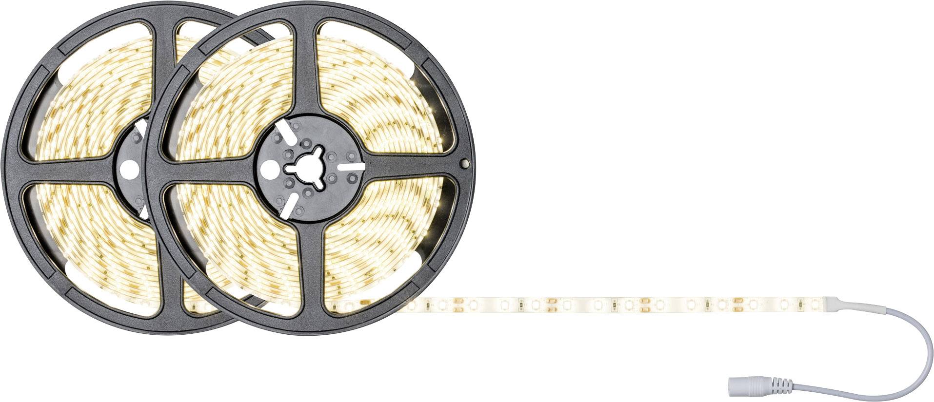 Paulmann SimpLED 78974 LED-Streifen-Komplettset mit Stecker 12V 10m Warmweiß 1St.