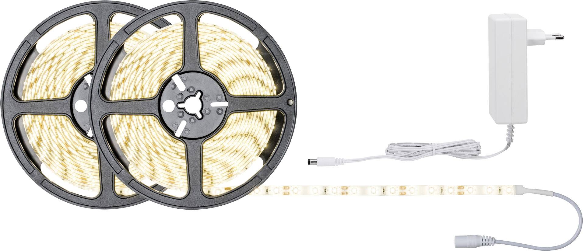 Paulmann SimpLED 78974 LED-Streifen-Komplettset mit Stecker 12V 10m Warmweiß 1St.