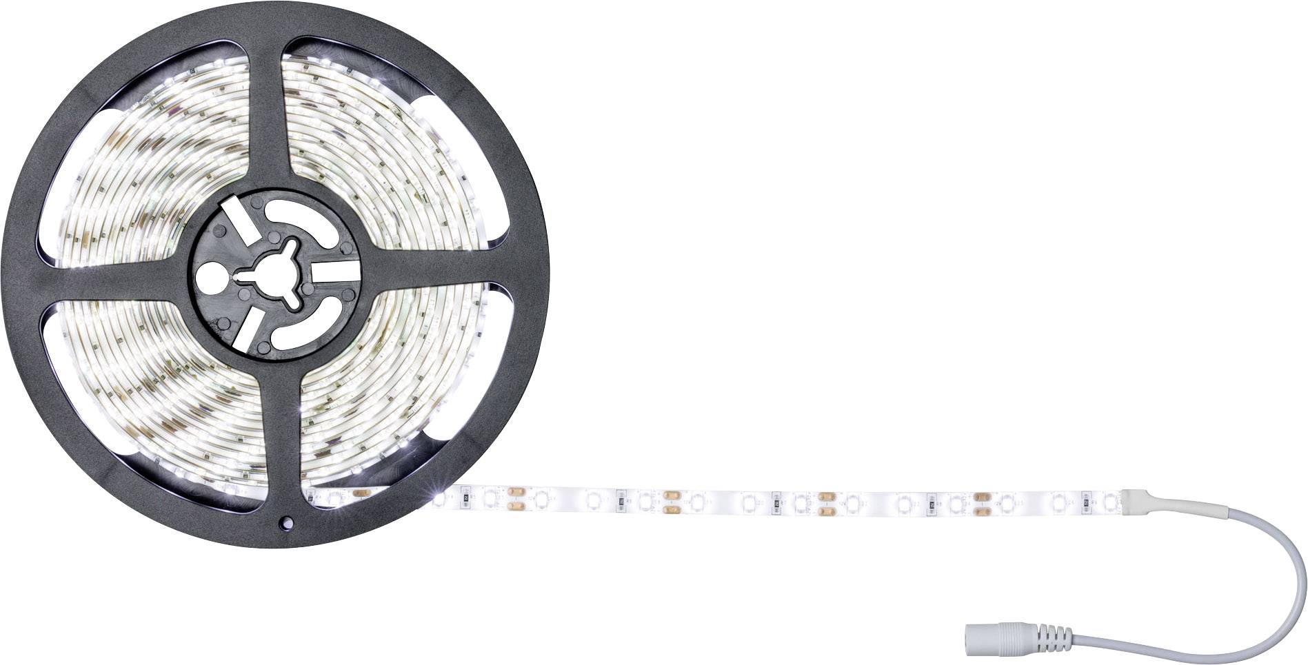 Paulmann SimpLED 78975 LED-Streifen-Komplettset mit Stecker 12V 5m Tageslichtweiß 1St.