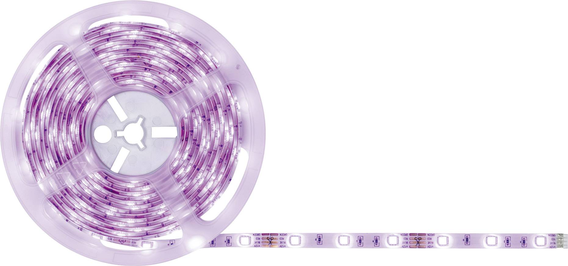 Paulmann SimpLED 78978 LED-Streifen-Komplettset mit Stecker 12 V 5 m RGB 1 St.