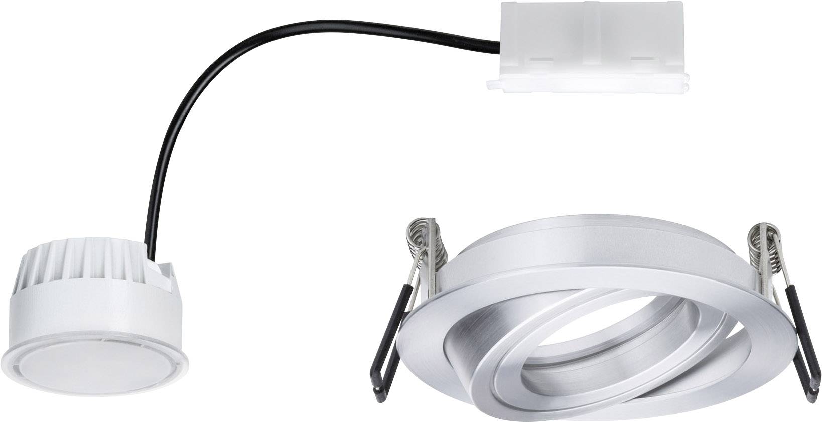 Paulmann Coin 93984 LED-Einbauleuchte 3er Set 20.4W Warmweiß Aluminium (gebürstet)