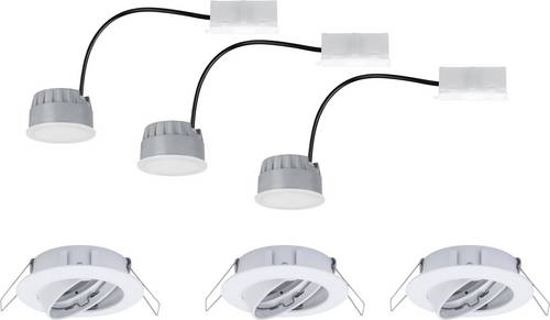 Coin 93962 LED-Einbauleuchte 3er Set 21W Weiß (matt); Energieeffizienzklasse: A+
