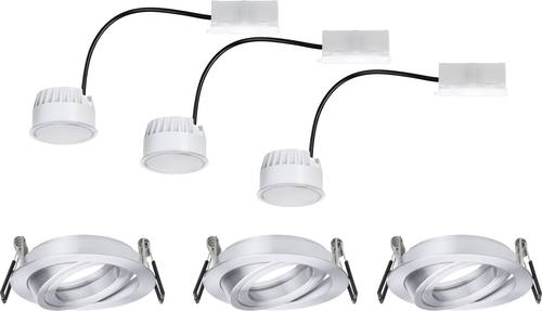 Coin 93970 LED-Einbauleuchte 3er Set 21W Aluminium (gebürstet); Energieeffizienzklasse: A+