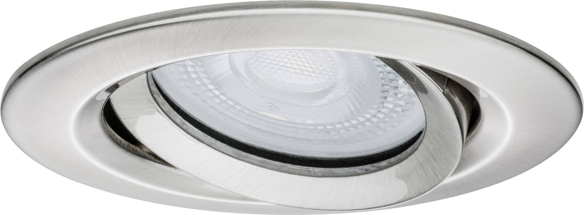 Paulmann Nova Bad-Einbauleuchte 3er Set LED GU10 21W IP65 Eisen (gebürstet)