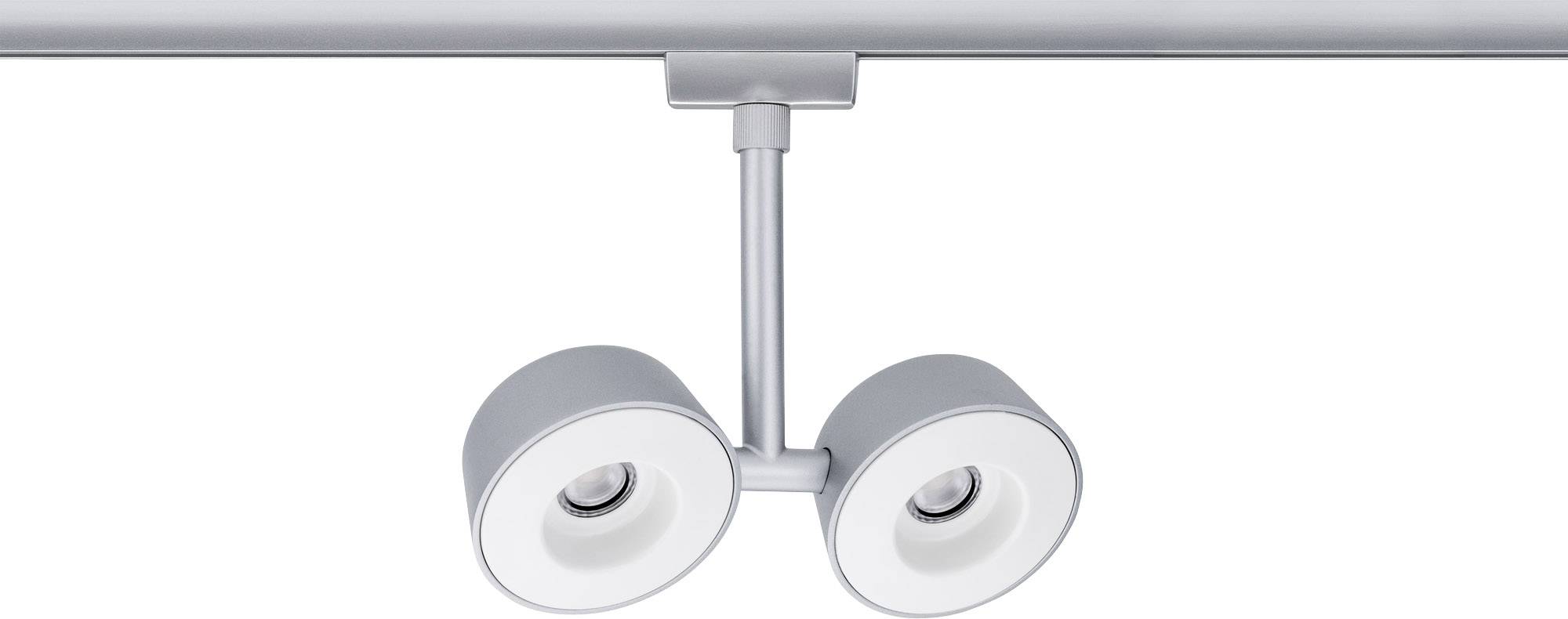 Paulmann Hochvolt-Schienensystem-Leuchte URail LED fest eingebaut 8W LED Pellet Chrom