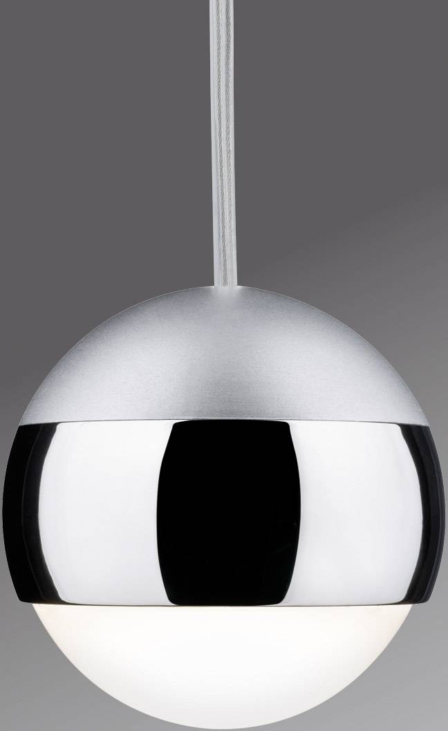 Paulmann Capsule II Hochvolt-Schienensystem-Leuchte URail LED fest eingebaut 6 W LED Chrom (matt), Chrom