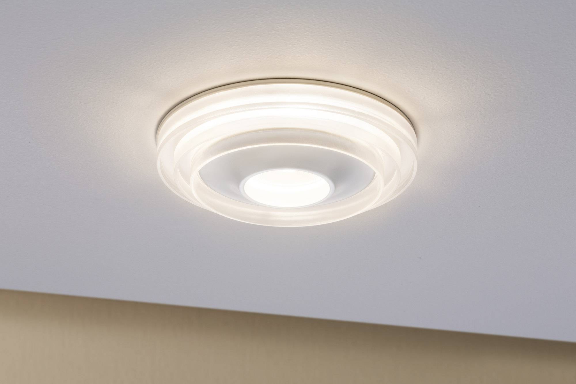 Paulmann Drip LED-Bad-Einbauleuchte     8 W IP44 Weiß