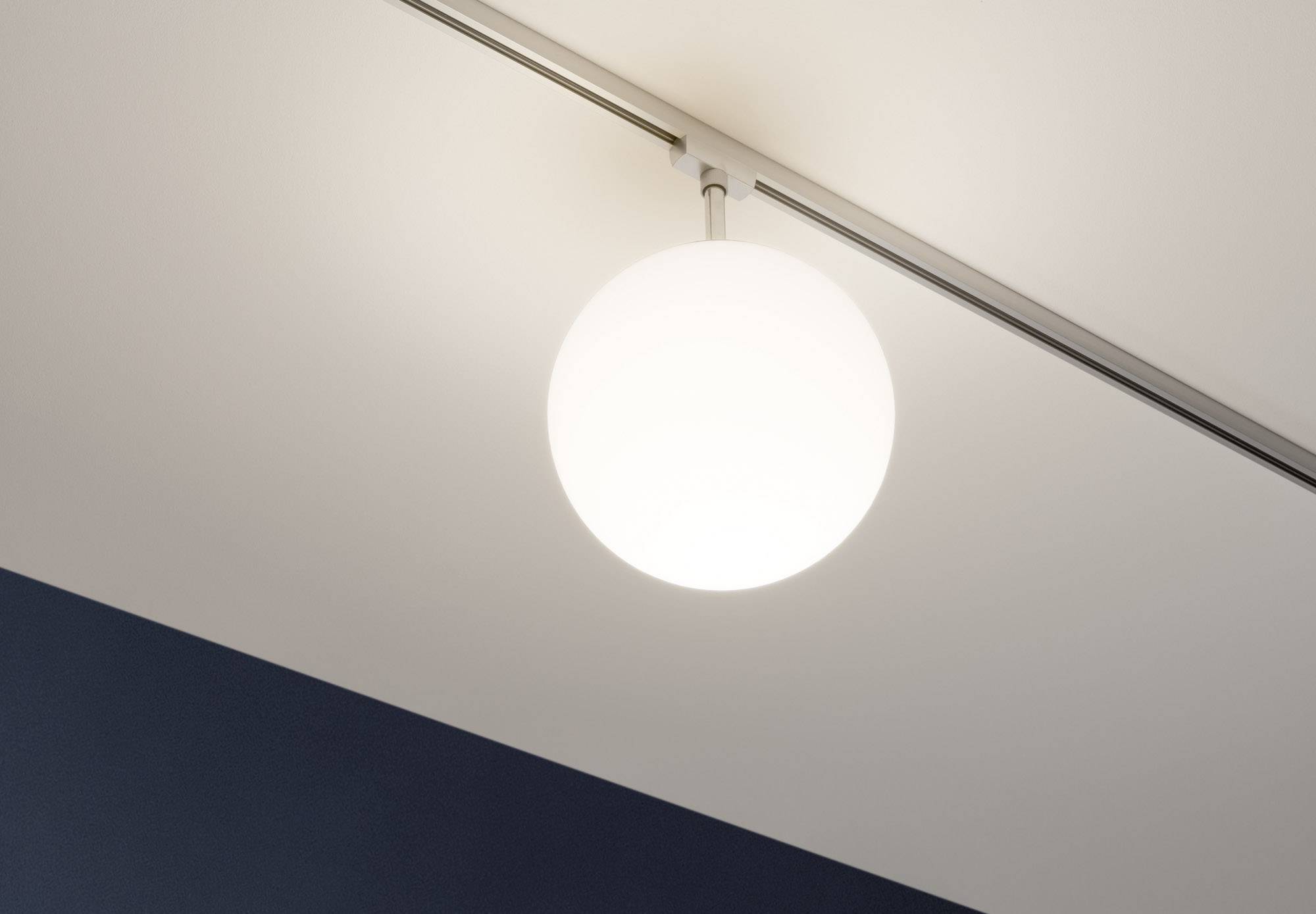 Paulmann Globe Small Hochvolt-Schienensystem-Leuchte URail E14 10W LED Chrom (matt)