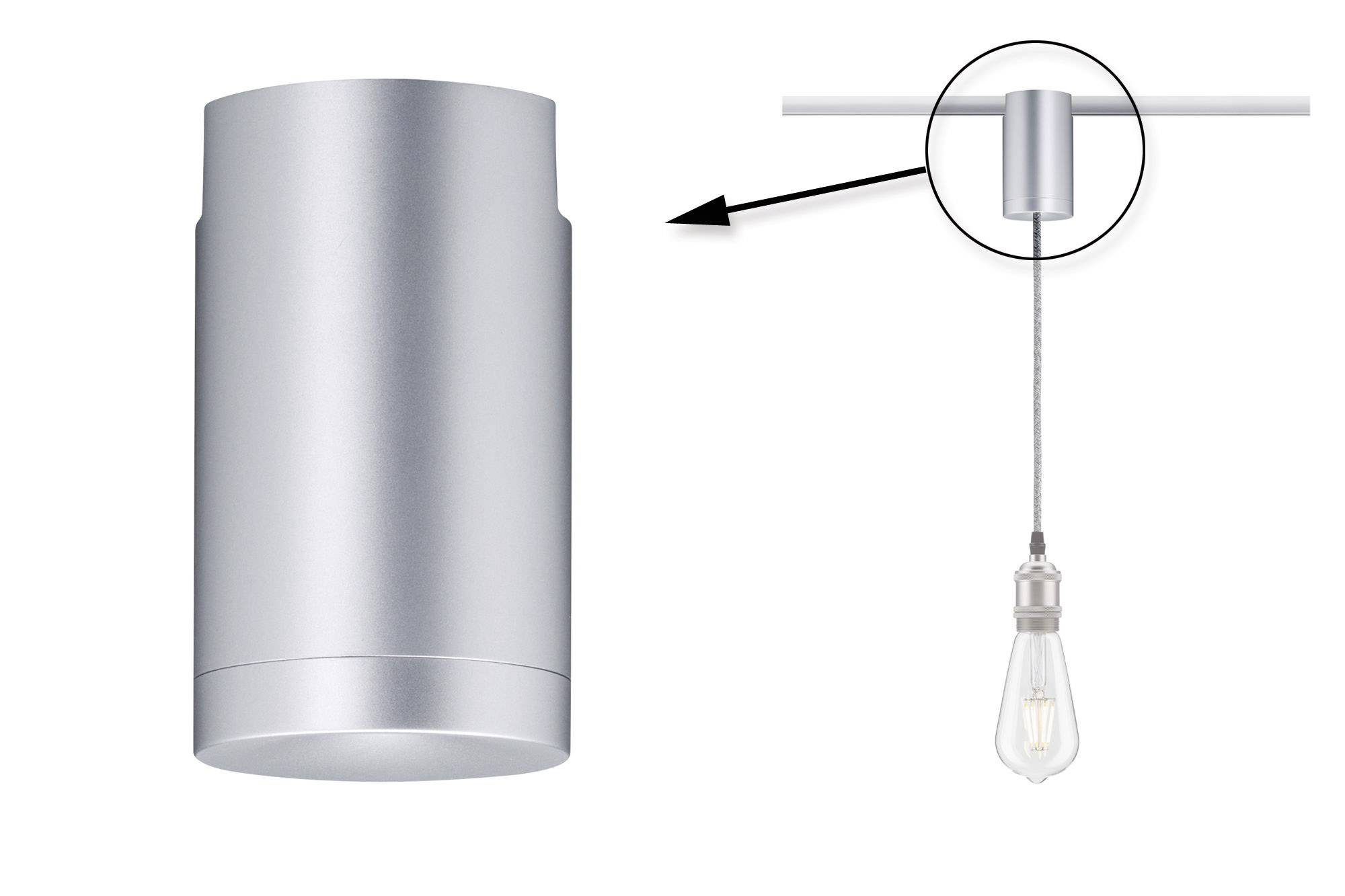 Paulmann 95494 Hochvolt-Schienensystem-Komponente Pendelabhängung Chrom (matt)