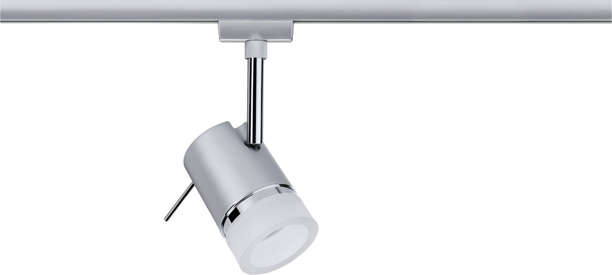 Paulmann Pipe Hochvolt-Schienensystem-Leuchte URail GU10 10W LED Chrom (matt), Chrom