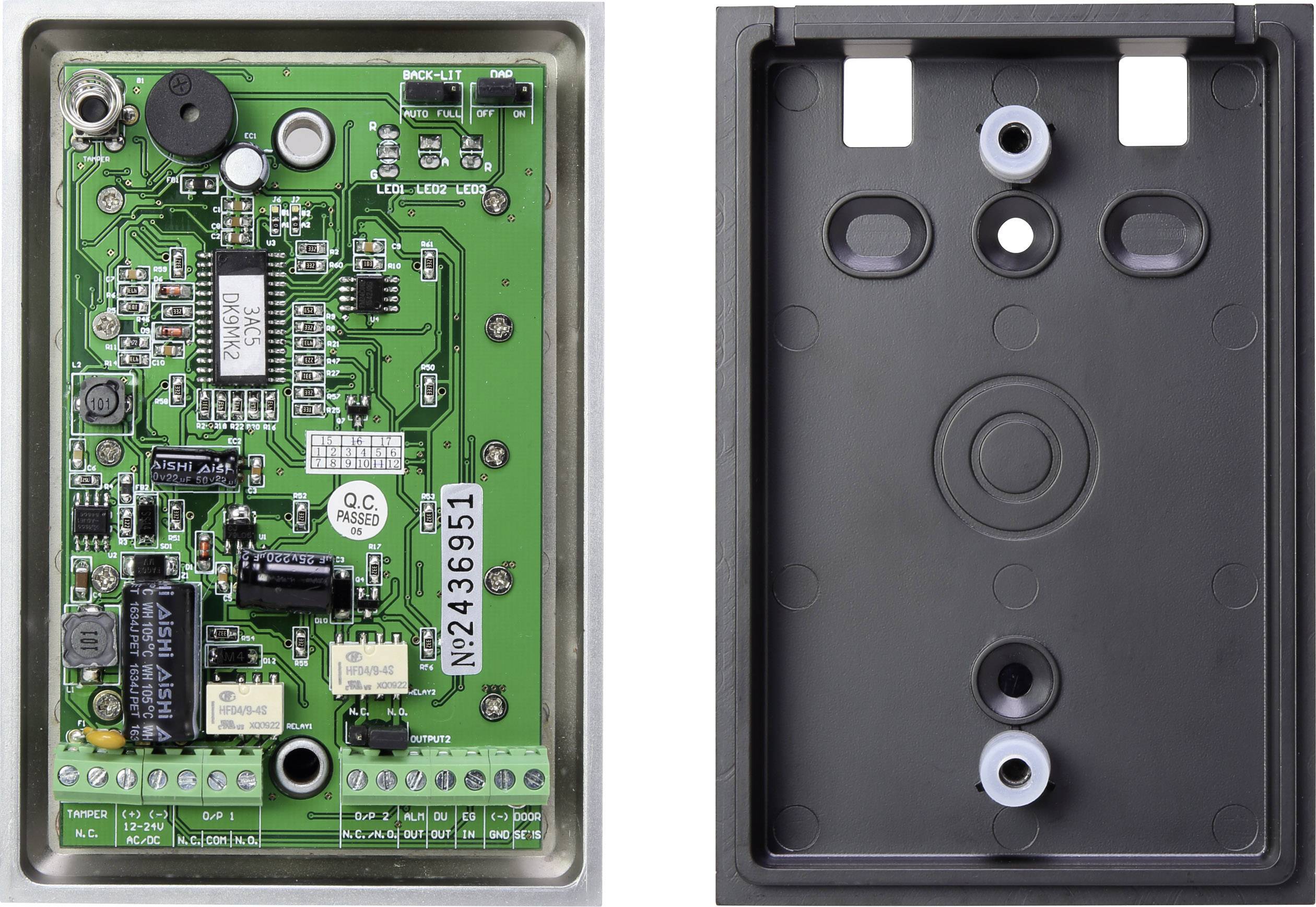 Sygonix SY-3118492 Codeschloss Aufputz IP65 mit beleuchteter Tastatur