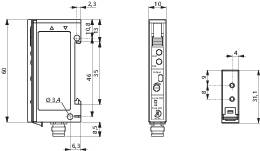 Contrinex Lichtwellenleiterverstärker LFS-3060-103 620 000 915hellschaltend, dunkelschaltend, Trimmer, Umschalter