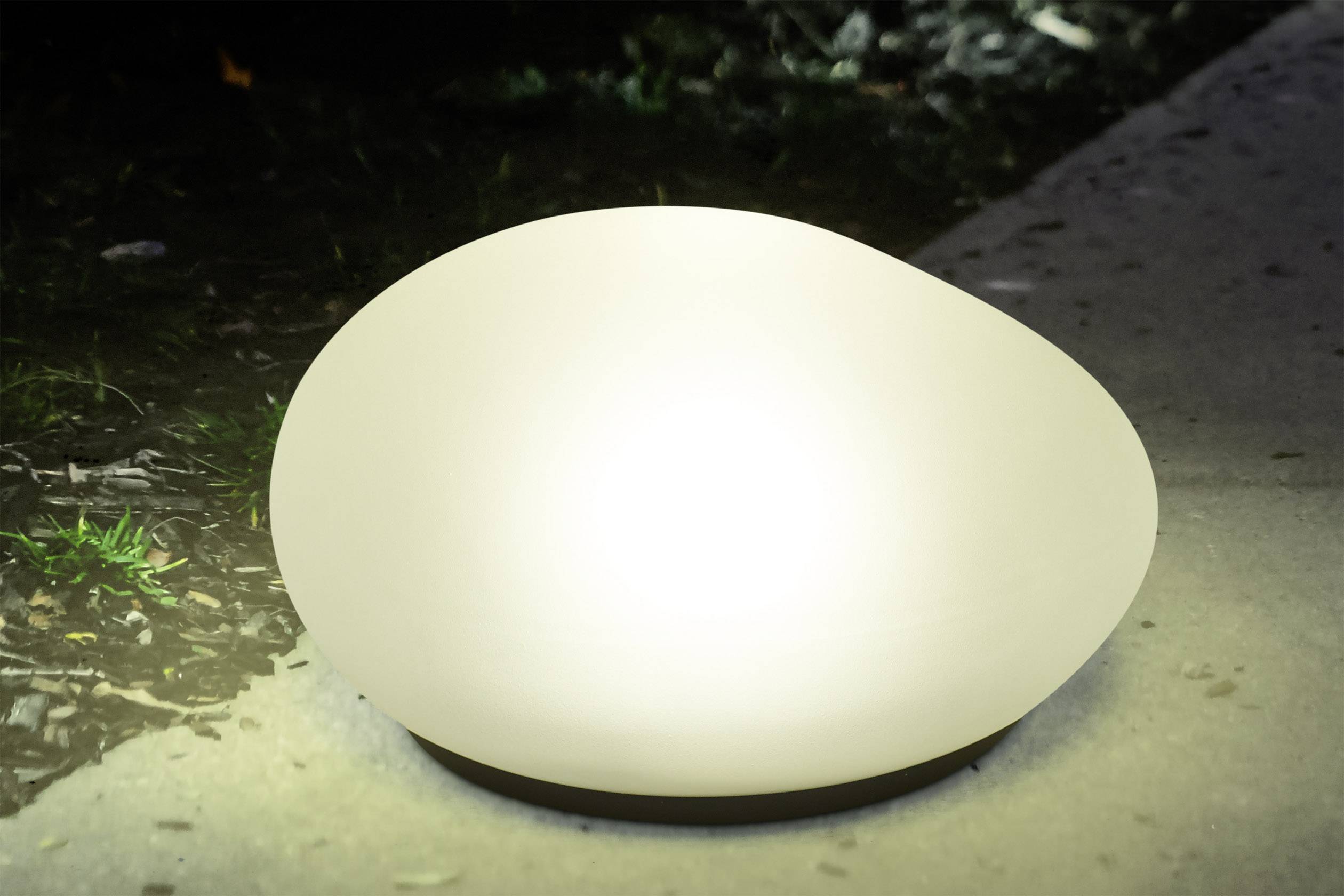 Polarlite Solar-Dekoleuchte Stein LED 0.16W Neutral-Weiß 3St.