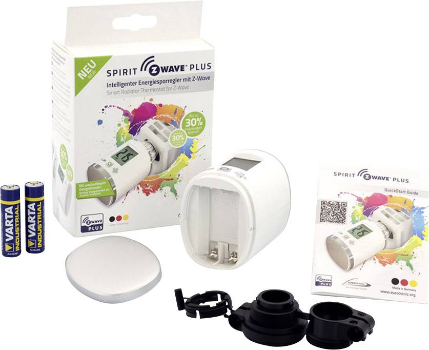 Eurotronic 700043 Spirit Z-Wave Plus Funk-Heizkörperthermostat elektronisch