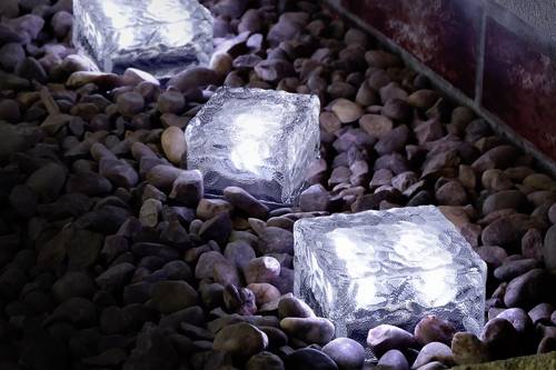 Polarlite Solar-Dekoleuchte Eiswürfel (B x H x T) 70 x 50 x 70mm LED 0.08W 1St.