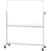 Maul Mobiles Whiteboard MAULstandard (B x H) 120cm x 90cm Weiß kunststoffbeschichtet Drehbar, Beide Seiten nutzbar, Inkl