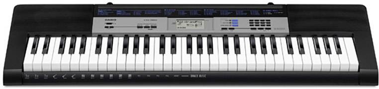 Casio CTK-1550AD Keyboard Schwarz, Grau inkl. Netzteil