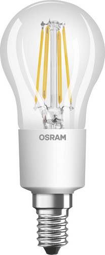 Osram LED EEK A+ (A++ - E) E14 Tropfenform 5W = 40W Warmweiß (Ø x L) 45mm x 97mm GLOWdim, dimmbar,