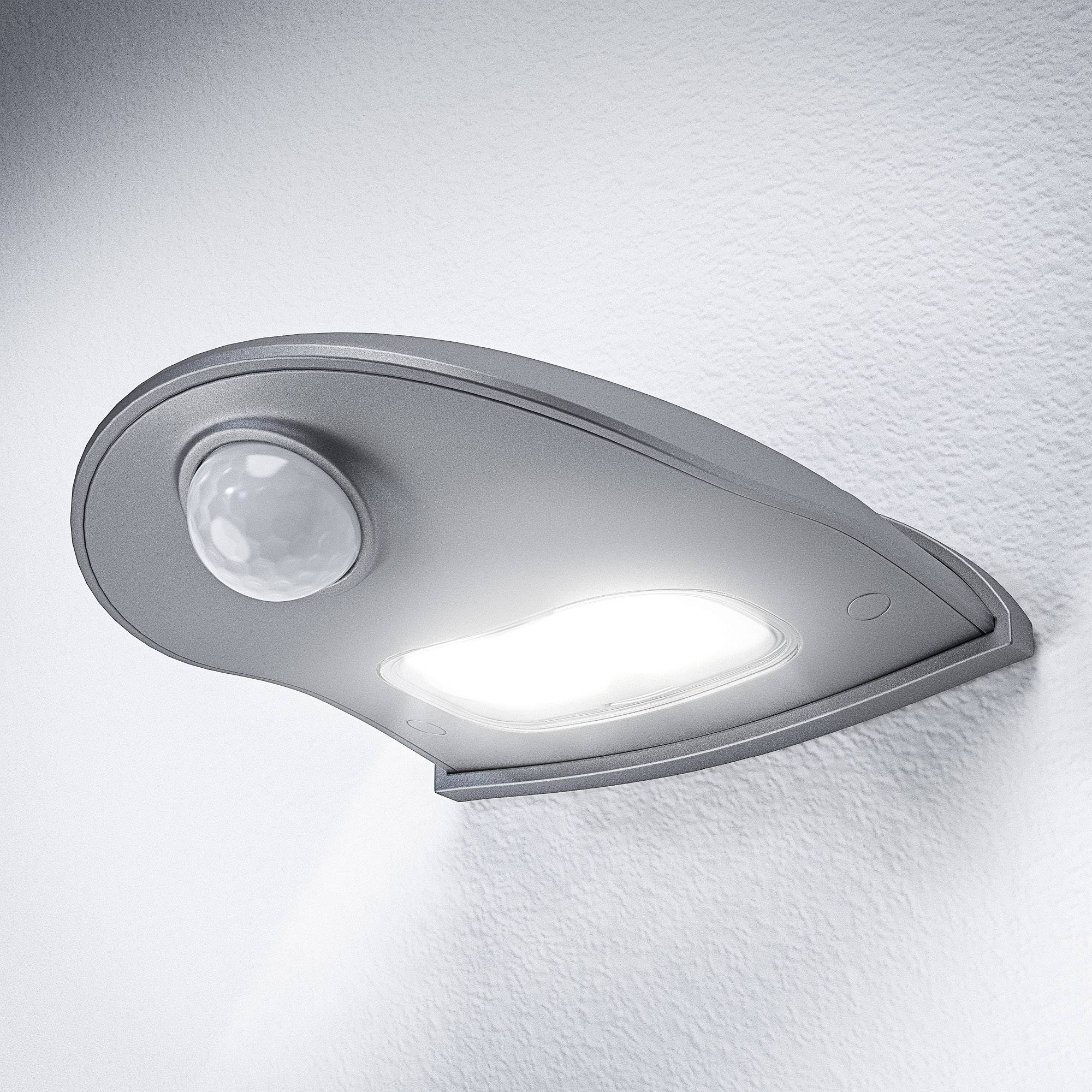 LEDVANCE Door LED Down L 4058075267824 LED-Außenwandleuchte mit Bewegungsmelder 0.95W Silber