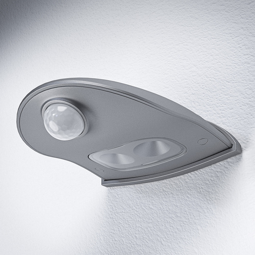 LEDVANCE Door LED Down L 4058075267824 LED-Außenwandleuchte mit Bewegungsmelder 0.95 W Silber