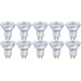 Osram HOMELIGHTING 4058075036680 LED EEK F (A - G) GU10 Reflektor 4.3W = 50W Warmweiß (Ø x L) 50mm x 54mm 10St. Osram HOMELIGHTING 4058075036680 LED EEK F (A - G) GU10 Reflektor 4.3W = 50W Warmweiß (Ø x L) 50mm x 54mm 10St.