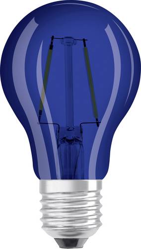 Osram LED EEK A+ (A++ - E) E27 Glühlampenform 2W = 15W Blau (Ø x L) 55mm x 105mm Filament 1St.